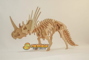 Quebra Cabeça Dinossauros 3D Coleção T Rex, Triceratops, Braquiossauro,  Velociraptor, Dilofossauro, brinquedo pedagógico MDF.